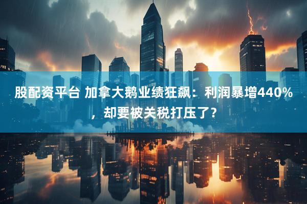 股配资平台 加拿大鹅业绩狂飙：利润暴增440%，却要被关税打压了？